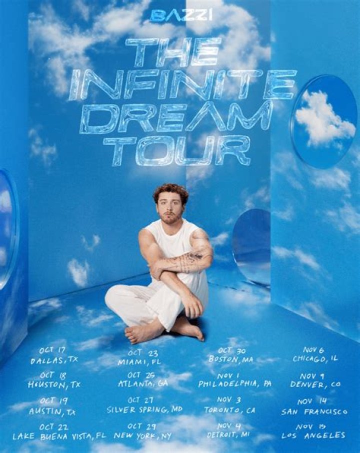 Bazzi Announces The Infinite Dream Tour For Fall 2022