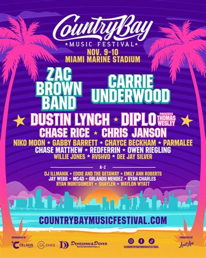 Country Bay Music Festival Adds New Artists Alongside Headliners Lainey Wilson, Thomas Rhett & More