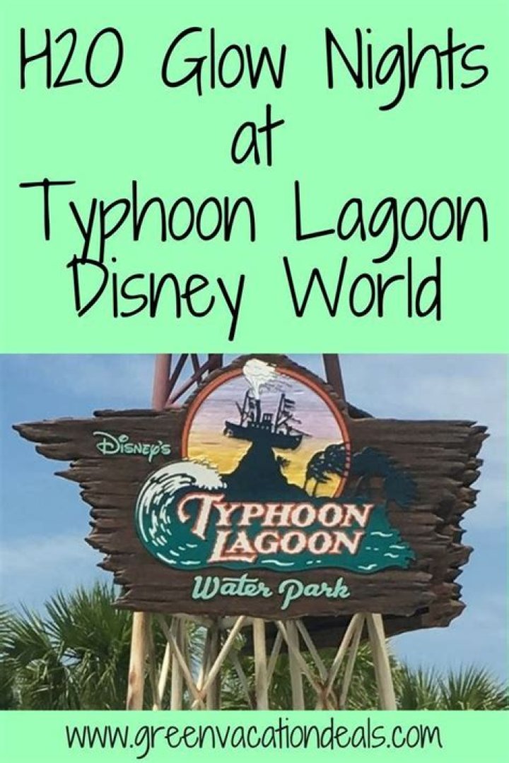 H2O Glow Nights at Typhoon Lagoon