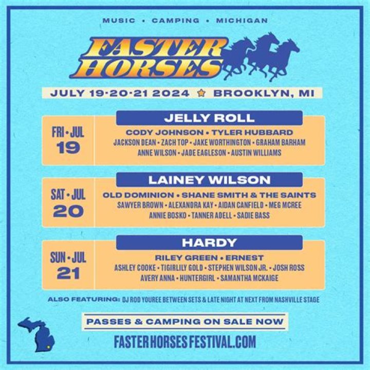 Live Nation Announces Faster Horses Festival