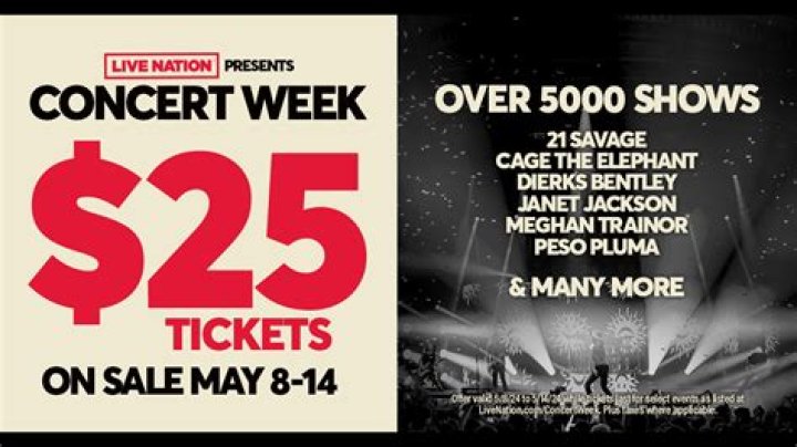 Live Nation Has Biggest Concert Week Ever With 2.2 Million Tickets Sold