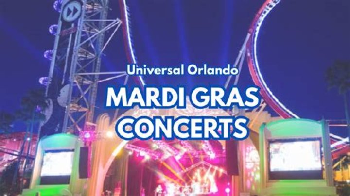 Mardi Gras Concerts At Universal Orlando Resort