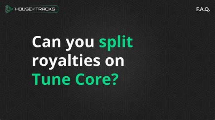 TuneCore Tests Royalty Splits